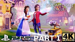 Disney Dreamlight Valley Gameplay Walkthrough Part 1 | PS5 | 4K (No Commentary Gaming)