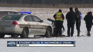 Student killed in snowmobile crash; neighbor reaction