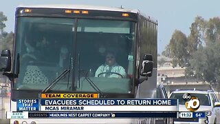 Evacuees finally depart MCAS Miramar