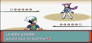 Pokemon Emerald - Fortree Gym Leader Battle: Winona