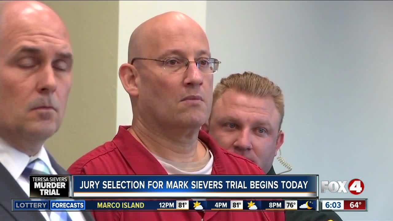 Jury selection for Mark Sievers trial begins today