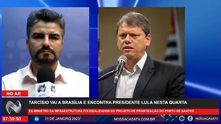 Tarcísio vai a Brasília e encontra Presidente Lula nesta quarta