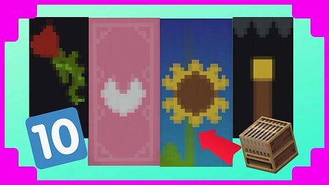 10 Unique Banners | Minecraft