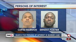 Persons of interest wanted in homicide
