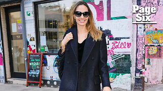 Angelina Jolie pays chic visit to her fashion brand's NYC store with kids Pax, Zahara and Knox