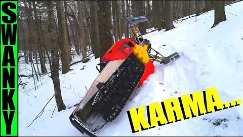 Don't Use A Snowmobile For Logging...