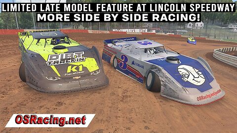 Official Limited Late Model Race - Lincoln Speedway - iRacing Dirt #iracing #dirtracing #iracingdirt