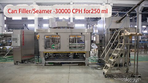 30000CPH CSD Canning Machine Carbonated Drinks Packing Line