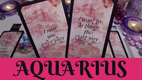 AQUARIUS ♒💖A SECOND CHANCE REUNION😲💖THEY'VE CHANGED & NOW THE TIMING IS RIGHT 💖AQUARIUS LOVE TAROT💝