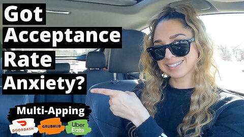 DoorDash, Uber Eats, And GrubHub Driver Ride Along | Got Acceptance Rate Anxiety?