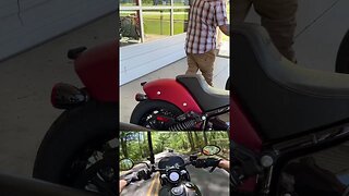 These bikes couldn't be any more different #shorts #youtubeshorts #motorcycle