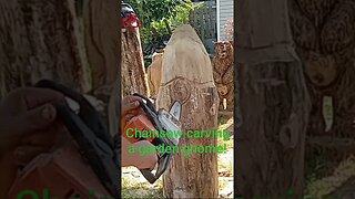 Chainsaw carving #shorts