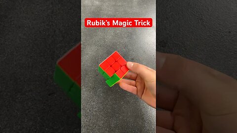 Easy Rubik’s Magic Trick #cubing #rubikcube #magic