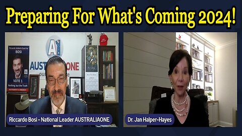 Dr. Jan Halper-Hayes & LTC Riccardo Bosi: Preparing For What's Coming 2024!