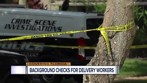 Bill would require background checks for Florida delivery workers