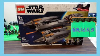 General Grievous's Starfighter Speed Build & Review - Lego Star Wars set 75286 - 487 pcs