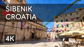 Walking Tour: Šibenik, Croatia - 4K UHD