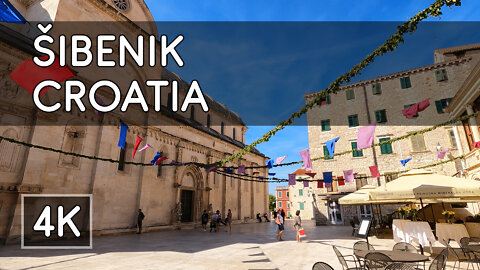 Walking Tour: Šibenik, Croatia - 4K UHD