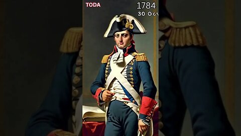 TODAY IN HISTORY A Salute to the Military Genius, Napoleon Bonaparte 1784 #shorts