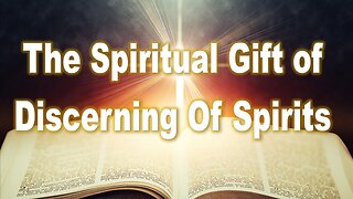 The Spiritual Gift Of Discerning Of Spirits - Sunday Morning Service LIVE Stream 7/28/2024