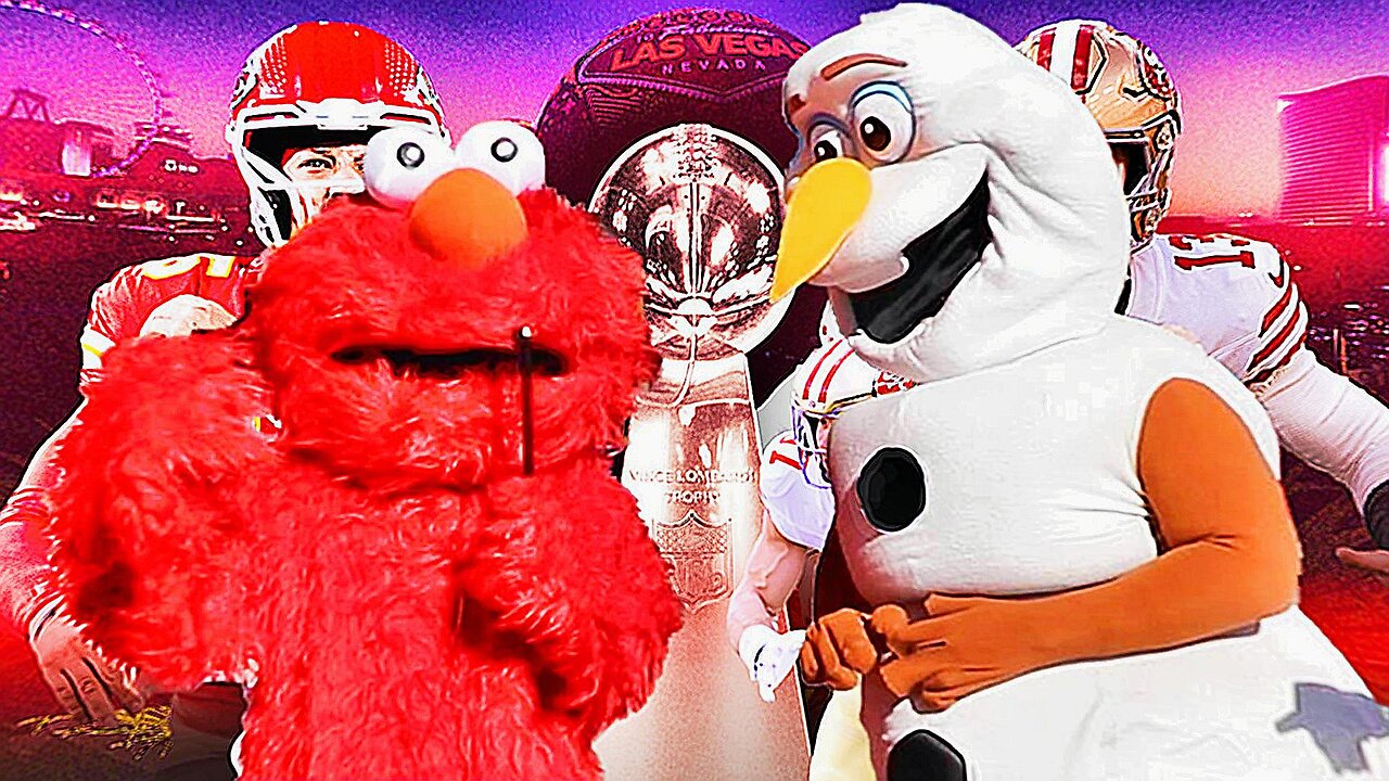 Public Interview - Elmo & Olaf On The Super Bowl