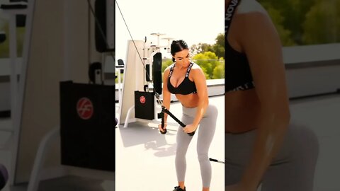 Hot fitness workout routine🔥 #femalefitness #workout #gymlife #shorts #fitnessmodel 💞