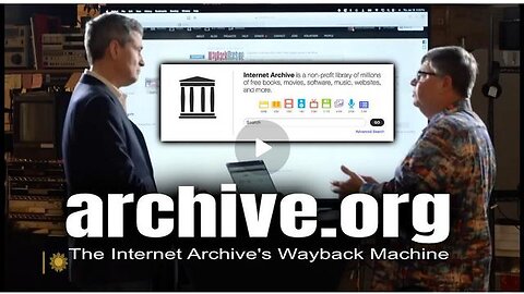 The Internet Archive's Wayback Machine