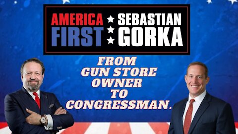 From gun store owner to congressman. Rep. Ted Budd with Sebastian Gorka on AMERICA First