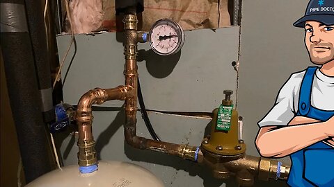 OMG! House Water is 110psi Plumbing Issues Fixed with Watts Pressure Regulator