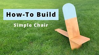 A Simple Project For Beginners Make A Wooden Chair Woodworking Project | Season 1 | Episode 1