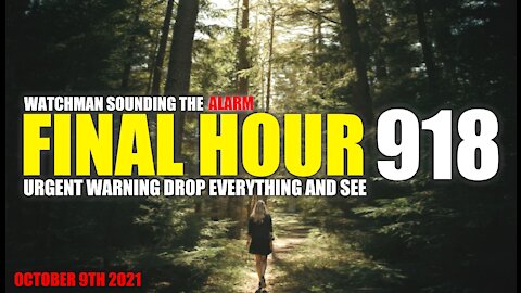 FINAL HOUR 918 - URGENT WARNING DROP EVERYTHING AND SEE - WATCHMAN SOUNDING THE ALARM