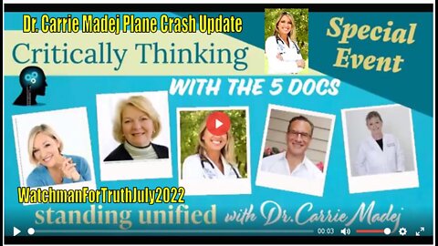 Dr. Carrie Madej gives update on her health condition and talks about her plane crash