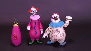 NECA Toony Terrors Killer Klowns From Outer Space Slim and Chubby Figure 2 Pack @TheReviewSpot