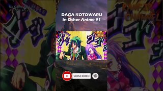 "DAGA KOTOWARU" In Other Anime Part 1 #shorts
