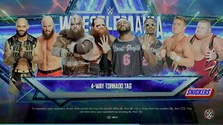 WWE WrestleMania 39 Strowman/Ricochet v Viking Raiders v Street Profits v Alpha Academy