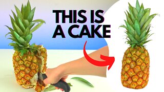 Making a Hyperrealistic Pineapple CAKE