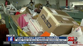 The holiday shipping deadline is looming to have those packages delivered before Christmas