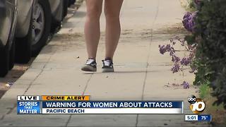 Warning for women about attacks