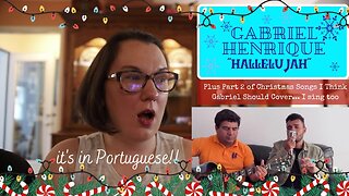 Gabriel Henrique | "Hallelujah" [Reaction] & More Christmas Songs He Should Cover | w/ Subtitles!