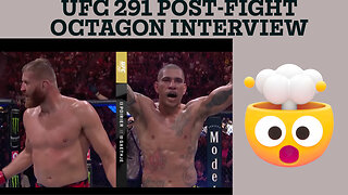 ALEX PEREIRA UFC 291 POST-FIGHT OCTAGON INTERVIEW! 🥊👊