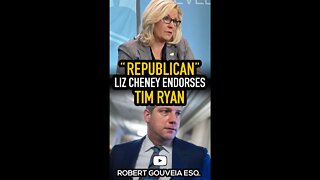 "Republican" Liz Cheney Endorses Democrat Tim Ryan #shorts