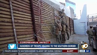 Troops coming to the border to prevent the spread of coronavirus