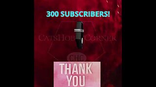 #celebrating 300 #subscribers - #thankyou - #catshobbycorner