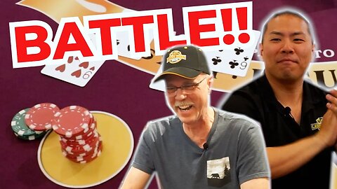 🔥LOSER HAS TO.... 🔥 10 Minute Blackjack Battle!!