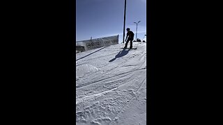 Me snowboarding