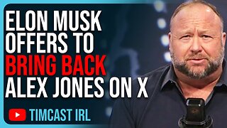 Elon Musk Offers To BRING BACK Alex Jones On X, Says He Will Run A Poll