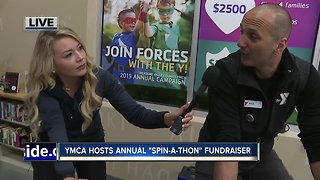 Frankie Katafias with a look at the YMCA Spin-A-Thon this morning