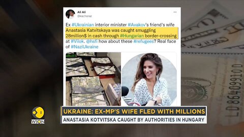 Wife of former Ukrainian MP tries to flee country with 28 million dollars and 1.3 million euros.