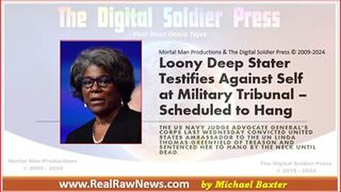 BREAKING - Loony Deep Stater Testifies Against Self at Military Tribunal