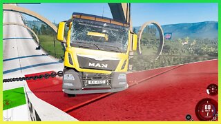 |MiniBeamNG/ Cars vs Chain #01 BeamNG.Drive